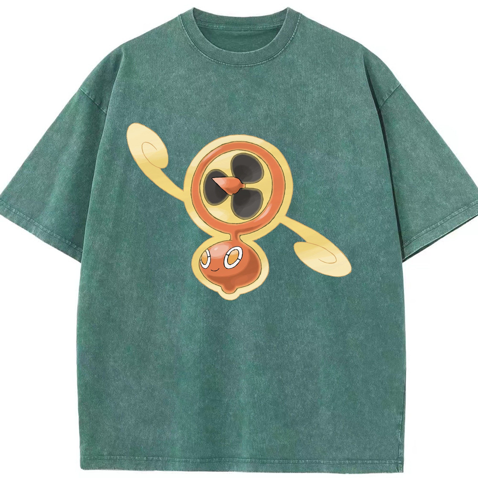 （画像用） ポケットモンスター Pokémon 綿100% ヴィンテージ風 半袖Tシャツ（フロントプリント）